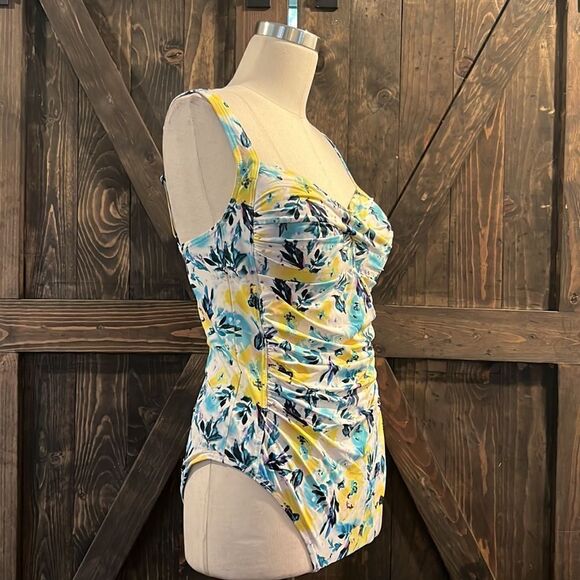 Nip Tuck Swimsuit One Piece Joanne Twist Multi Sz-10 - Picture 5 of 14